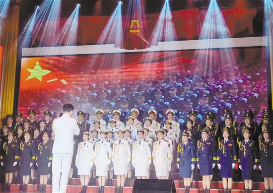 我市舉行2024年“雙擁花開映五邑”軍地文藝演出。