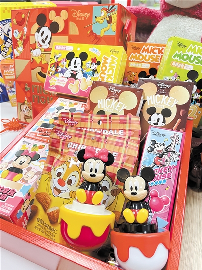 迪士尼高顏值禮盒受市場歡迎。