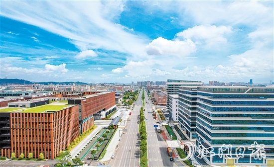 江海區(qū)全面實(shí)施招商育商攻堅(jiān)行動(dòng)，重塑“大招商”格局。圖為江門市安全應(yīng)急產(chǎn)業(yè)園。邱昱