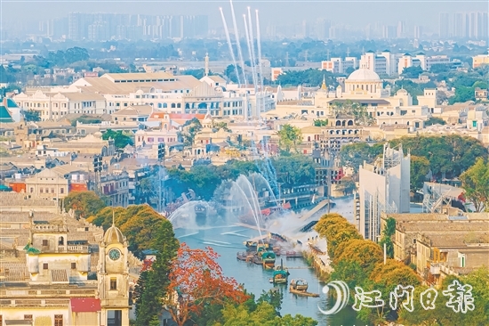 “五一”假期，赤坎華僑古鎮(zhèn)將結(jié)合騎樓、碉樓以及臨江、游船及演藝特色舉辦“赤坎有咖味”活動(dòng)。