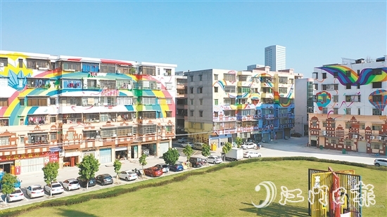 祥龍社區(qū)老舊小區(qū)改造后煥然一新。