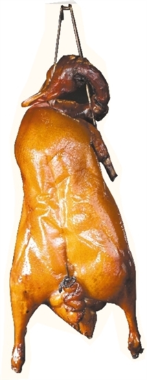 古井燒鵝皮脆肉香。