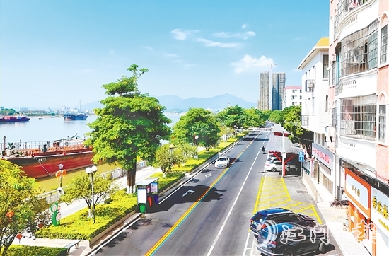 靚麗的街道讓人眼前一亮。