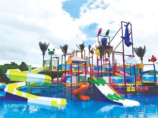長廊生態(tài)園水上樂園。