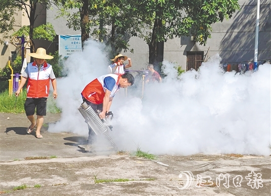 7月25-26日，恩平在全市范圍內(nèi)開展防蚊滅蚊愛國衛(wèi)生集中行動，各級黨組織和廣大黨員積極響應(yīng)號召，主動下沉一線。