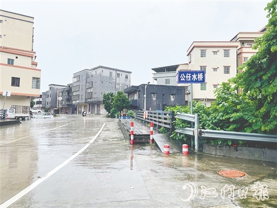 得益于內(nèi)澇整治，今年以來公仔水橋周邊未出現(xiàn)“水浸街”。