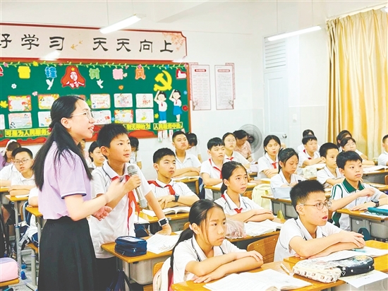 長沙街道辦事處中心學(xué)校打造高效課堂。