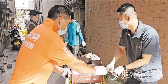 “向紹彬”愛心志愿服務(wù)隊(duì)投身基孔肯雅熱防控工作。