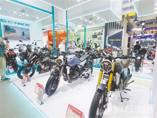 鶴山市已初步形成從關(guān)鍵核心部件到摩托車整車制造的全產(chǎn)業(yè)鏈條。