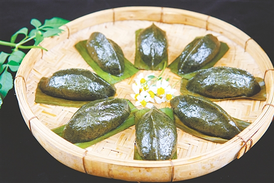 客家特色美食艾糍綠色生態(tài)、天然健康。