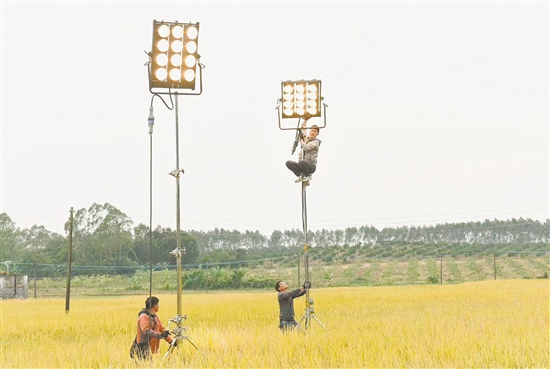 影片《英雄三元里》在臺(tái)山取景拍攝。