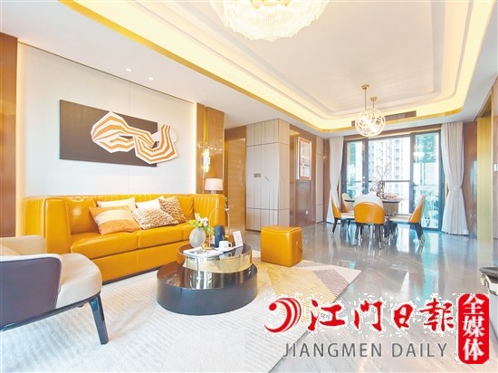 江門二沙島戶型南北對(duì)流，通風(fēng)采光好。商家供圖