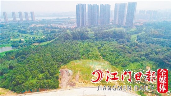 蓬江區(qū)豬乸環(huán)地段地塊實(shí)景圖。