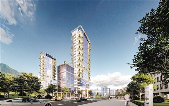 產(chǎn)業(yè)園效果圖。