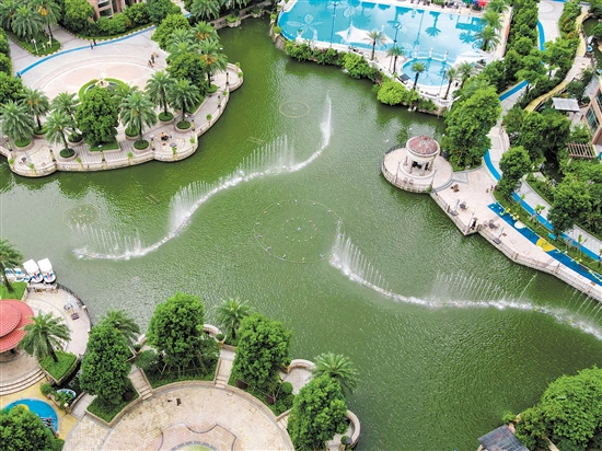 匯景灣·天珺加推的16棟可享湖景C位。