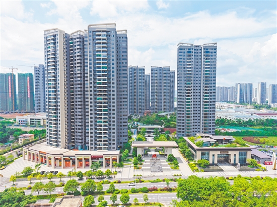 今年以來，縣城樓盤表現良好。