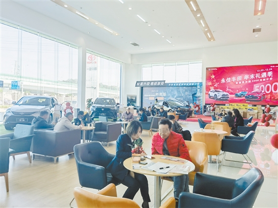 車商積極沖量吸引了許多消費者的目光。